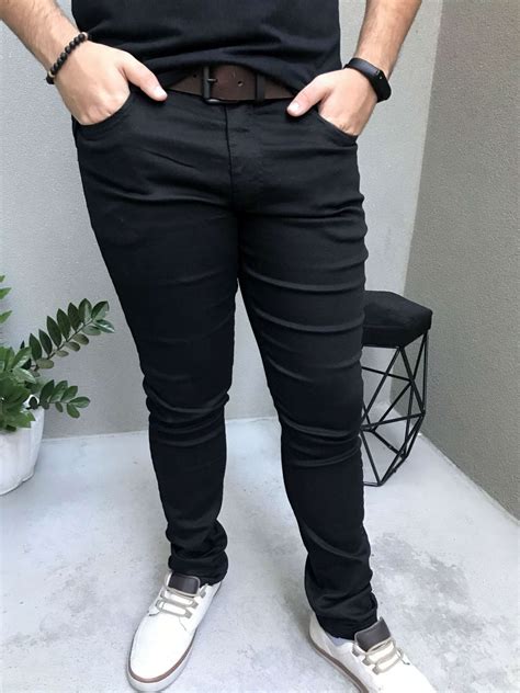 calça masculina preta